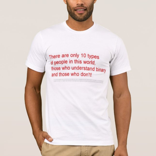 T-shirt Binaire (Devant)