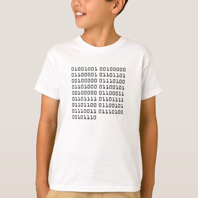 T-shirt binaire (Devant)