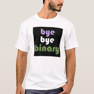 T-shirt Binaire d'au revoir