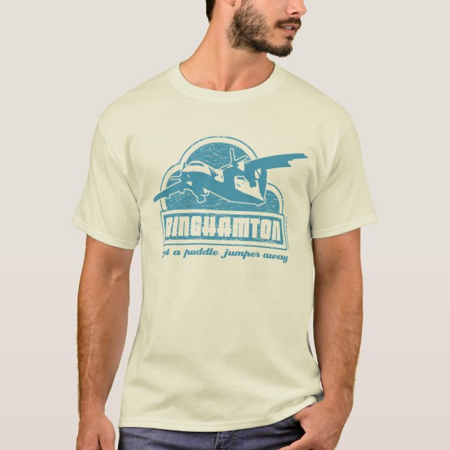 T-shirt Binghamton — juste un sauteur de flaque... (Devant)