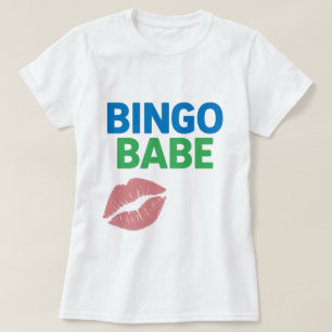 T-shirt Bingo Babe mignonne et confiant amoureux de Bingo