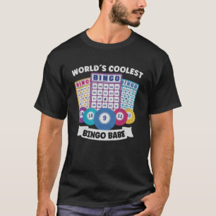 T-shirt Bingo Card Jeu Grand Jeu Bingo Lecteur Bingo Carte