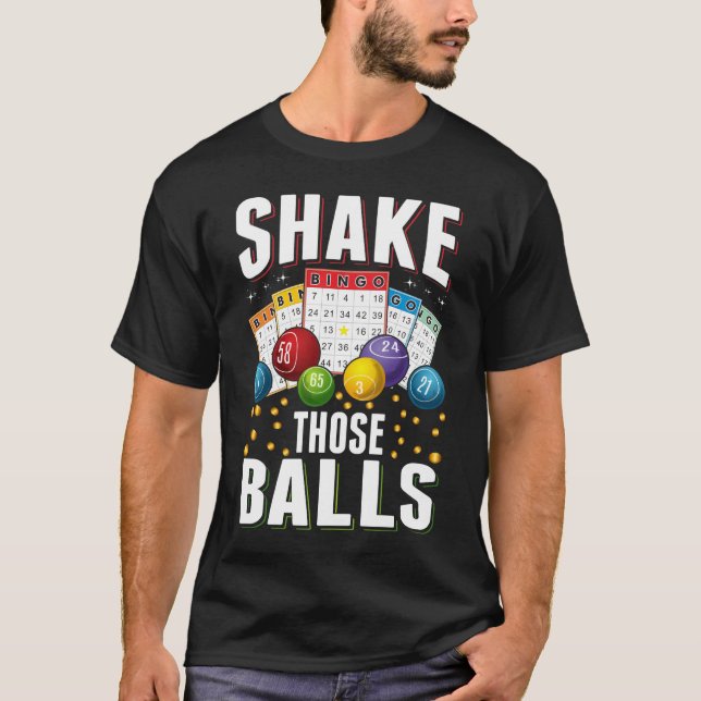 T-shirt Bingo Humor Men Women Funny Bingo Player (Devant)