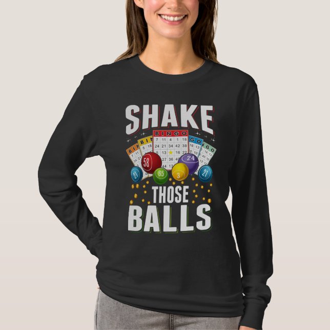 T-shirt Bingo Humour Hommes Femmes Drôle Joueur de Bingo (Devant)