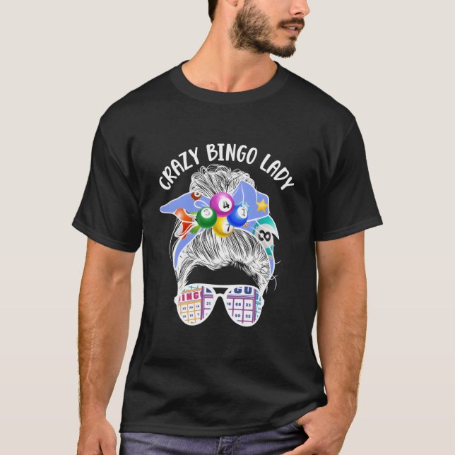 T-shirt Bingo Lady Bingo Player Bingo Bingo Enthusiasts (Devant)