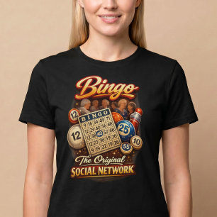 T-shirt Bingo : Le Réseau Social Originel
