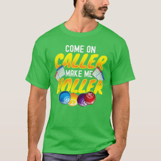 T-shirt Bingo Lottery Game Lucky Players Small family