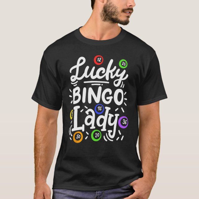 T-shirt Bingo Lucky Bingo Lady (Devant)