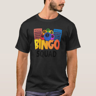 T-shirt Bingo Squad Lucky Jeu Loterie Enfants Hommes Femme