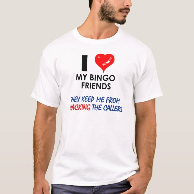 T-shirt BINGO-TEST ! Conceptions de bingo-test pour le (Devant)