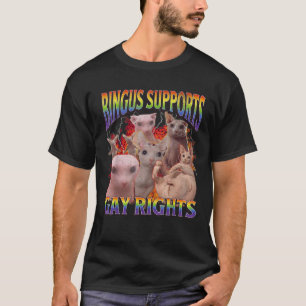 T-shirt Bingus soutient les droits des gays Mème drôle de