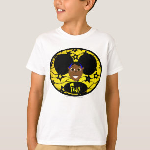 T-shirt Bino et Fino - jaune d'Afrique occidentale de Fino