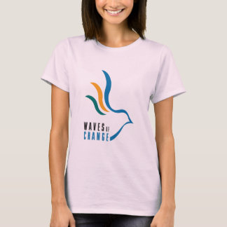 T-shirt bio de la dame Waves of Change