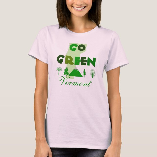 T-shirt bio devenez écolo Vermont (Devant)