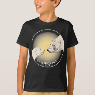 T-shirt bio pour l'ours polaire Churchill pour enf