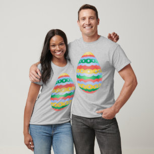 T-shirt bio pour Pâques T-shirt oeuf de Pâques pou
