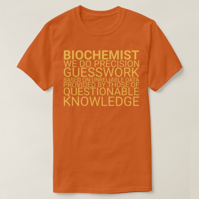 T-shirt Biochimie Guides Biochimie 3 (Design devant)