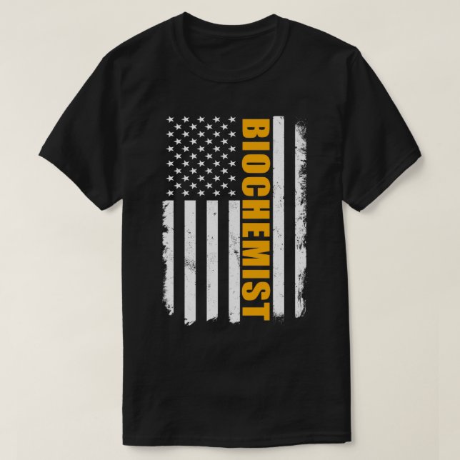 T-shirt Biochimiste américain (Design devant)