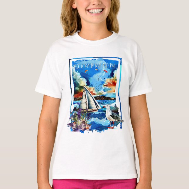 T -Shirt - Biograd na Moru T-Shirt (Vorderseite)