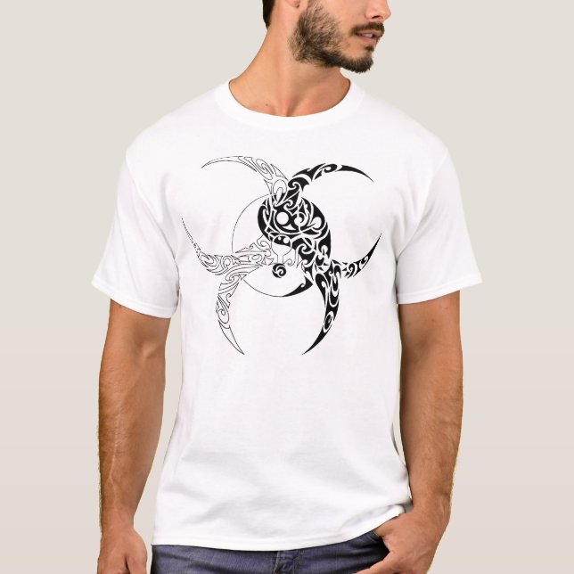 T-shirt Biohazard Yin Yang (Devant)