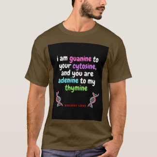 T-shirt biologie amour nerd t 1