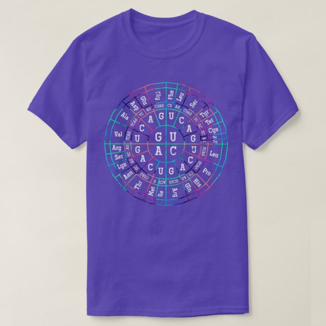 T-shirt Biologie biologiste du tableau périodique (Design devant)