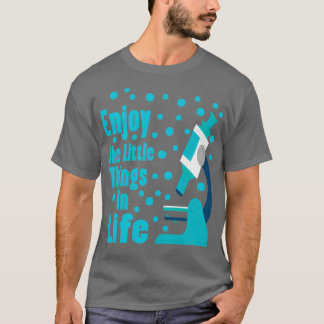 T-shirt biologie cellulaire microscope