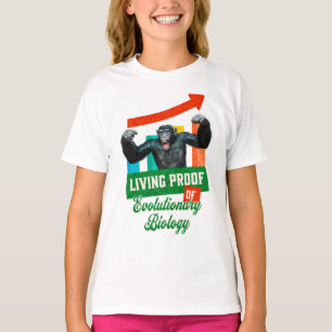 T-shirt Biologie de l'évolution Humour des primates