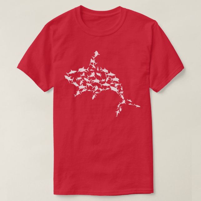 T-shirt Biologie marine de l'Amour du requin Science anima (Design devant)