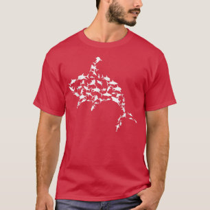T-shirt Biologie marine de l'Amour du requin Science anima