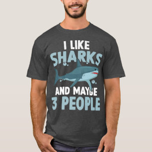 T-shirt Biologie Marine J'Aime Les Requins Et Peut-Être 3 