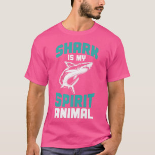 T-shirt Biologie marine Le requin est mon esprit animal