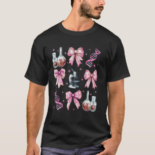 T-shirt Biologie moléculaire Nœud Coquette ADN Gènes Biolo