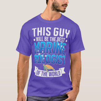 T-shirt Biologie Science Étudiant Océan