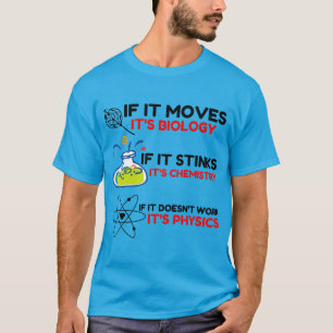 T-SHIRT BIOLOGIE SCIENTIFIQUE CHIMIE PHYSIQUE