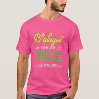 T-shirt Biologist Funny for Biologyeacher Scientist retro