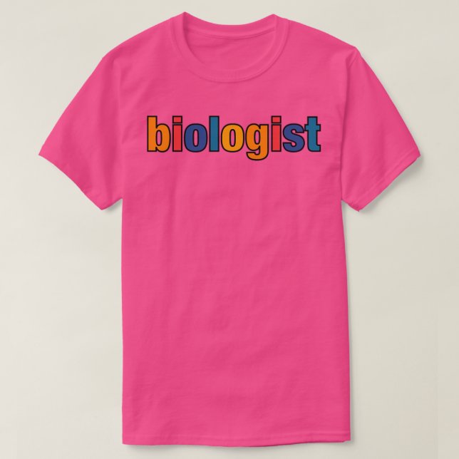 T-shirt biologiste (Design devant)