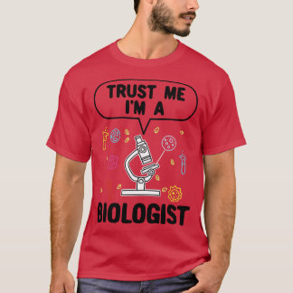 T-shirt Biologiste Biologie Cadeau