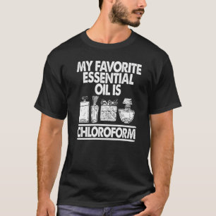 T-shirt Biologiste Biologie Mon Huile Essentielle Préférée