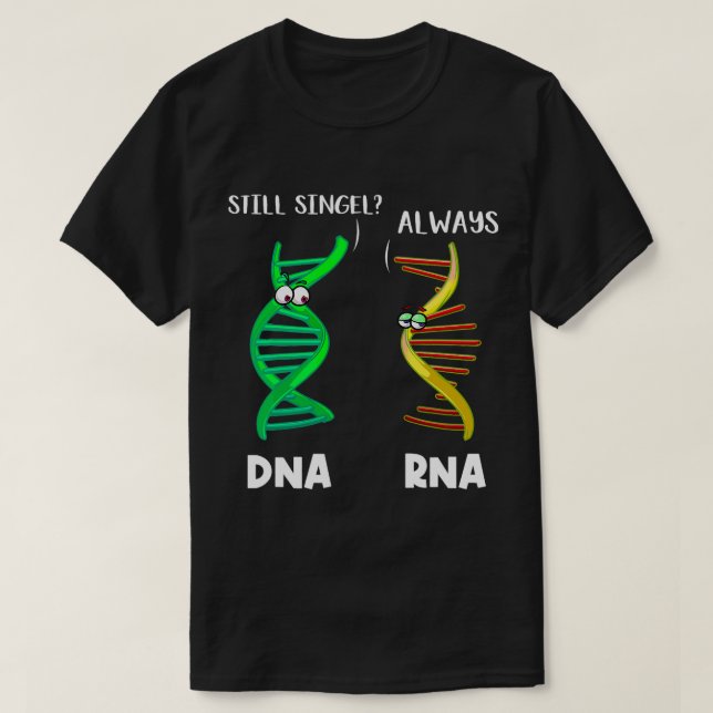 T-shirt Biologiste Botaniste Science Nature Drôle ARN ADN (Design devant)