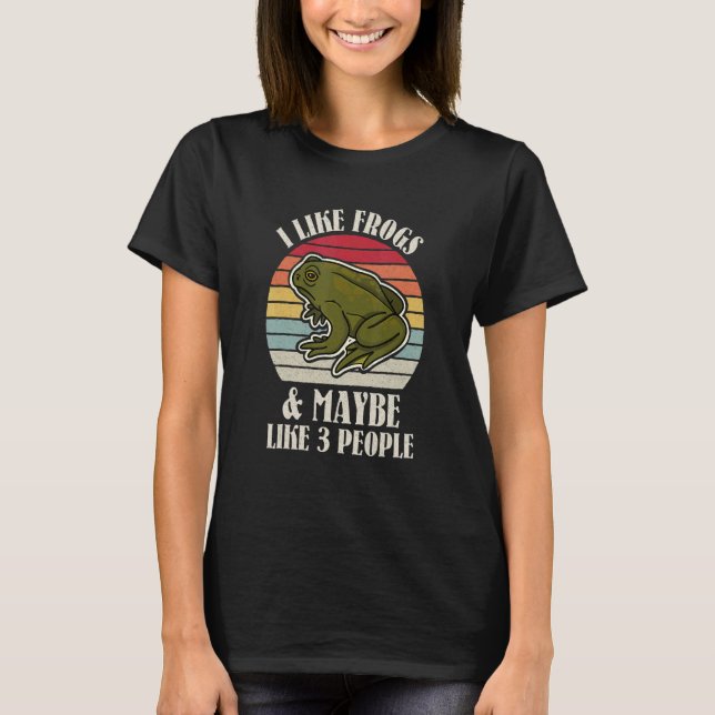 T-shirt Biologiste de la grenouille têtard Zoologie (Devant)