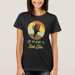 T-shirt Biologiste des cerfs-volants rouges Ornithologue O