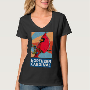 T-shirt Biologiste des oiseaux cardinaux rouges Songbird G