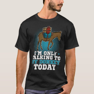 T-shirt Biologiste Espèces Âne Cheval Domestique Afrique A