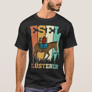 T-shirt Biologiste Espèces Cheval Domestique Âne Afrique A