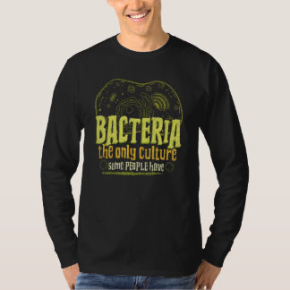 T-shirt Biologiste Geek scientifique Bactéries Microbiolog