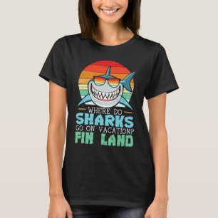T-shirt Biologiste marin Amoureux des animaux de requins J