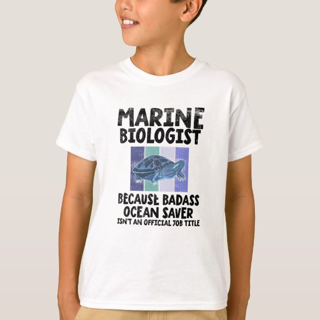 T-shirt Biologiste marin Biologie marine (Devant)