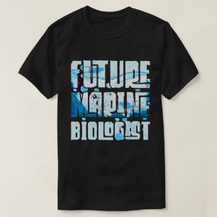 T-shirt Biologiste marin futur Biologie océanique Cadeau é