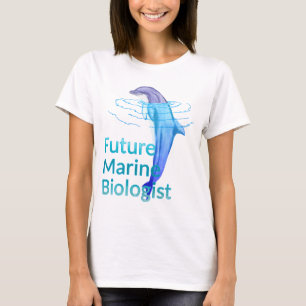 T-shirt Biologiste marin futur Dauphin océanique